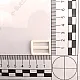 Strap Adjustment Buckle 2 cm - 0,79" Plastic Light Center Curved H002909