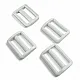 Strap Adjustment Buckle 2 cm - 0,79" Plastic Light Center Curved H002909