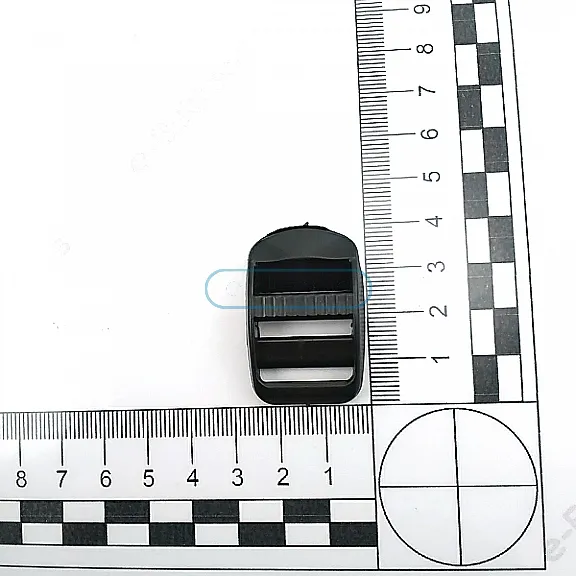 Merdiven Toka - 2 cm Çanta Kayış Askı Ayar Tokası Plastik Ortadan Hafif Bombeli Model H007010