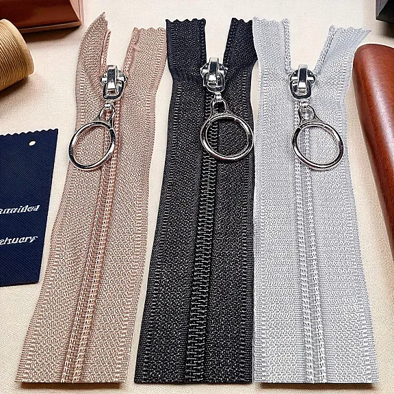 37 cm #5 Nylon Coat Zipper – Open End (Separate) ZPHSN0037T10