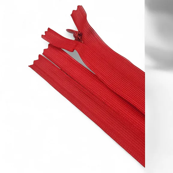 25 cm Kapalı Uçlu (Dipli) Gizli Tül Fermuar ZPHSN0025TUL