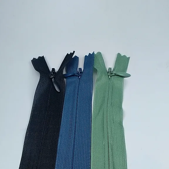 35 cm Kapalı Uçlu (Dipli) Gizli Tül Fermuar  ZPHSN0035TUL