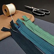 35 cm Kapalı Uçlu (Dipli) Gizli Tül Fermuar  ZPHSN0035TUL