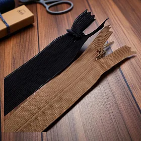 50 cm Closed End (Bottom) Hidden Tulle Zipper  ZPHSN0050TUL