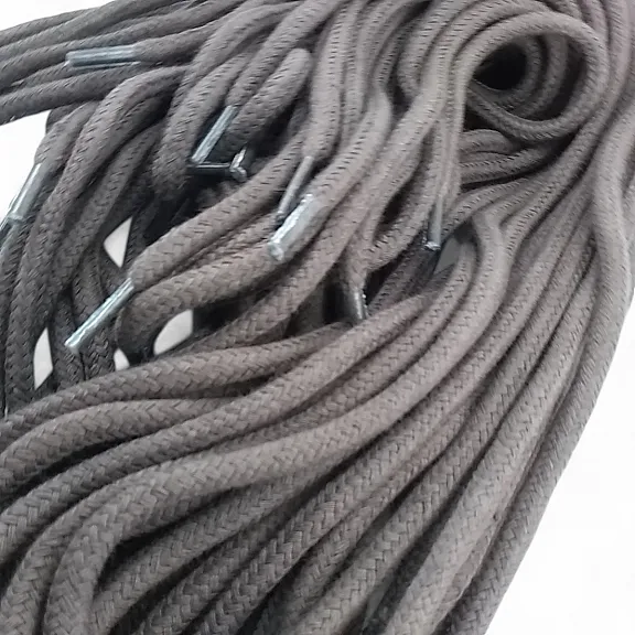 Braided Cord 130 cm - 1,42 yd Cotton Brown PROMO PROMOYKRD00Brown