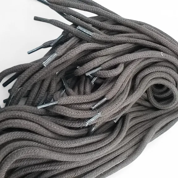Braided Cord 130 cm - 1,42 yd Cotton Brown PROMO PROMOYKRD00Brown
