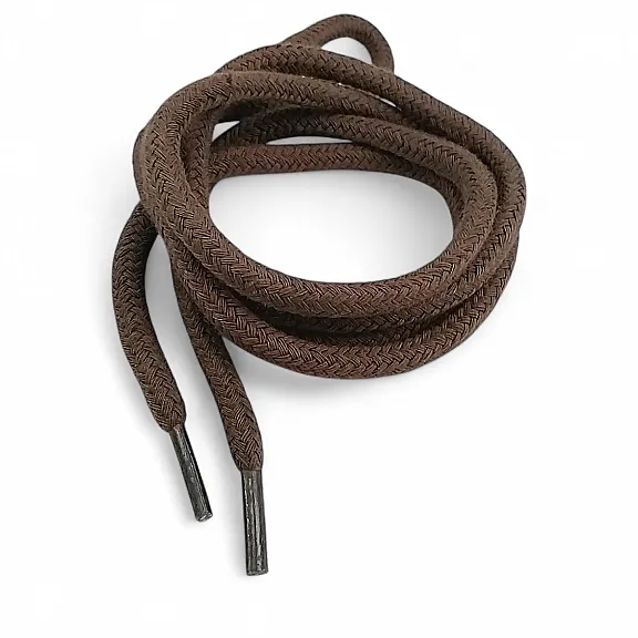 Braided Cord 130 cm - 1,42 yd Cotton Brown PROMO PROMOYKRD00Brown