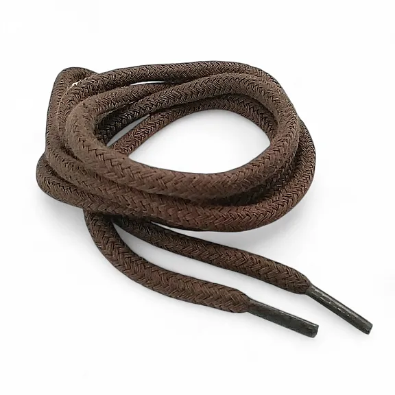 Braided Cord 130 cm - 1,42 yd Cotton Brown PROMO PROMOYKRD00Brown