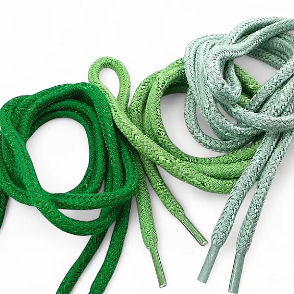 Braided Cord 130 cm - 1,42 yd Cotton Pistachio Green PROMO PROMOYKRD00PFGreen