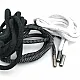 Braided Cord 130 cm - 1,42 yd Cotton Black Tres Cord 100 Pcs YKRD00PBlack