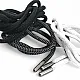 Braided Cord 130 cm - 1,42 yd Cotton Black Tres Cord 100 Pcs YKRD00PBlack