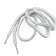 Braided Cord 130 cm - 1,42 yd Cotton Optic White Tres Cord 100 Pcs YKRD00PAbej