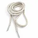 Braided Cord 130 cm - 1,42 yd Cotton Regular White Tres Cord 100 Pcs YKRD00PAbej