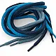 Braided Cord 130 cm - 1,42 yd Cotton Turquoise Tres Cord 100 Pcs YKRD00PTrq