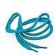 Braided Cord 130 cm - 1,42 yd Cotton Turquoise Tres Cord 100 Pcs YKRD00PTrq