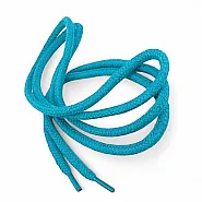 Braided Cord 130 cm - 1,42 yd Cotton Turquoise Tres Cord 100 Pcs YKRD00PTrq