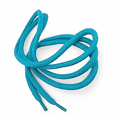 Braided Cord 130 cm - 1,42 yd Cotton Turquoise Tres Cord 100 Pcs YKRD00PTrq