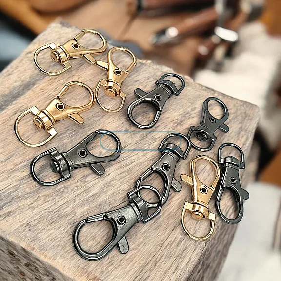 9 mm Paris Hook Spring Swivel Hooks - Keychain Hook  100 Pcs/packet A 510