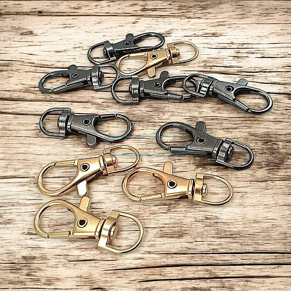 9 mm Paris Hook Spring Swivel Hooks - Keychain Hook  100 Pcs/packet A 510