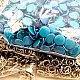 Baby Snap Fastener with Cover 9.5mm - 3/8" Saxe Blue Painted Stainless Steel 250 Pieces/Pack C0014PromoS Blue