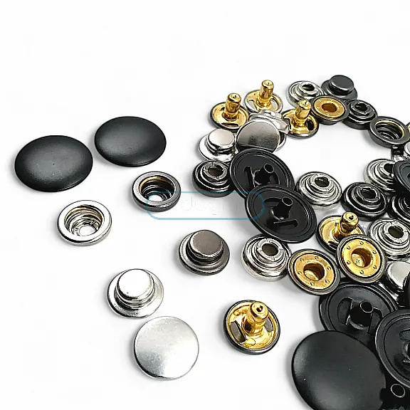 15 mm Cap Italian Style Domed Coat Snap Button - Snap Deluxe Series 1200 (500 Pieces / Pack) DLX001200PROMO