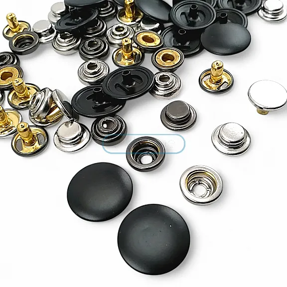 15 mm Cap Italian Style Domed Coat Snap Button - Snap Deluxe Series 1200 (500 Pieces / Pack) DLX001200PROMO
