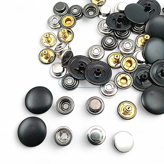 15 mm Cap Italian Style Domed Coat Snap Button - Snap Deluxe Series 1200 (500 Pieces / Pack) DLX001200PROMO