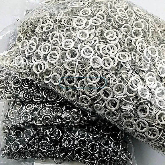 8 mm Bebe Çıt Çıtı 250 Adet Kemik Renk Klikıt Çıtçıt ERBCLK0008PKKemik
