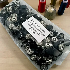 Kot Düğmesi 15 mm Oynar Çanaklı Koyu Antik Sarı 200 Adet/Paket KD001502PROMO