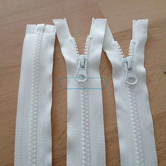 55 cm #5 21,66" Molded Plastic Jacket Zipper Separated ZPK0055T5PROMO