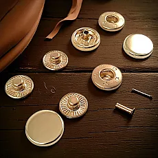 12 mm Çıtçıt Düğme Özel Kaplama Renk - Çıt Çıt Düğme 54 Sistem SB 1877