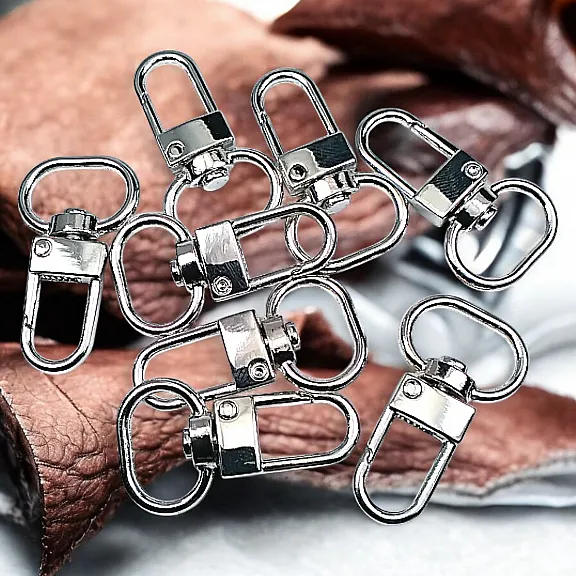 Parrot Hook 1,5 cm -0.6" Keychain Hook Nickel Color 50 Pieces / Pack A 546 PROMO2