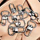 Parrot Hook 1,5 cm -0.6" Keychain Hook Nickel Color 50 Pieces / Pack A 546 PROMO2