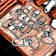 Parrot Hook 1,5 cm -0.6" Keychain Hook Nickel Color 50 Pieces / Pack A 546 PROMO2