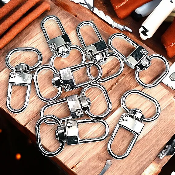 Parrot Hook 1,5 cm -0.6" Keychain Hook Nickel Color 50 Pieces / Pack A 546 PROMO2