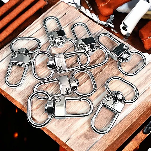 Parrot Hook 1,5 cm -0.6" Keychain Hook Nickel Color 50 Pieces / Pack A 546 PROMO2