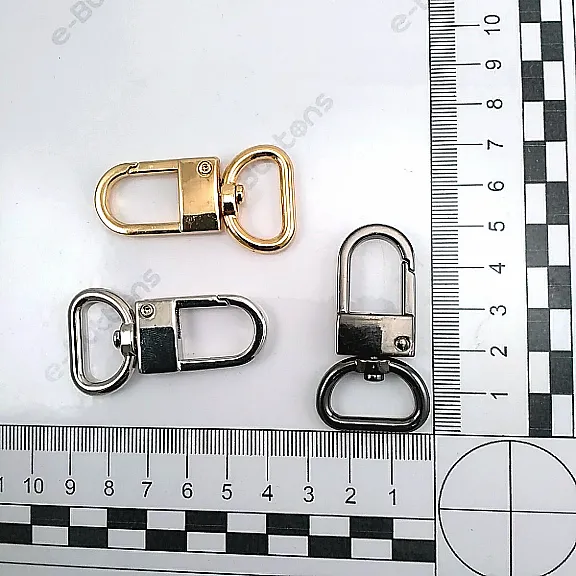 Spring Swivel Hook - 2 cm - 0,79" Lock Hook Big Size Parrot Hook SB 10208