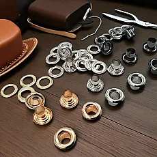 No 2 Özel Kaplamalı Bombeli Kuşgözü Saç 4,5 mm - Askı Kaplama Çanta Kuşgözü SB 13785