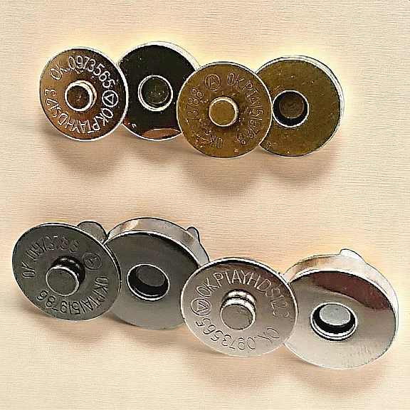 18 mm Çanta Mıknatısı - Mıknatıslı Çanta ÇıtÇıtı Plus Kalite SB 2824