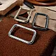 3 cm 1.2" Metal Rectangular Buckle - Frame Buckle Special Plating S 1220