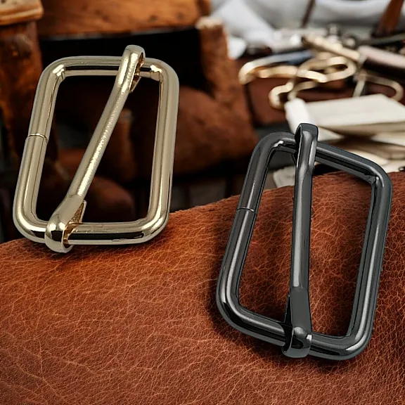 3 cm Metal Askı Ayar Tokası Tek Sürgülü Özel Kaplama S 1272