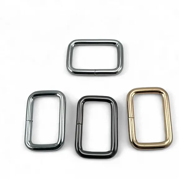 3 cm 1.2" Rectangular Buckle - Frame Buckle Special Metal Plating S 3572