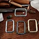 3 cm 1.2" Rectangular Buckle - Frame Buckle Special Metal Plating S 3572