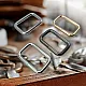 3 cm 1.2" Rectangular Buckle - Frame Buckle Special Metal Plating S 3572
