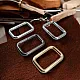 3 cm 1.2" Rectangular Buckle - Frame Buckle Special Metal Plating S 3572