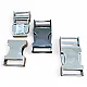 Bandolier Buckle 2 cm -0,78" Snap-On Zamak Buckle Special Production SB 25690