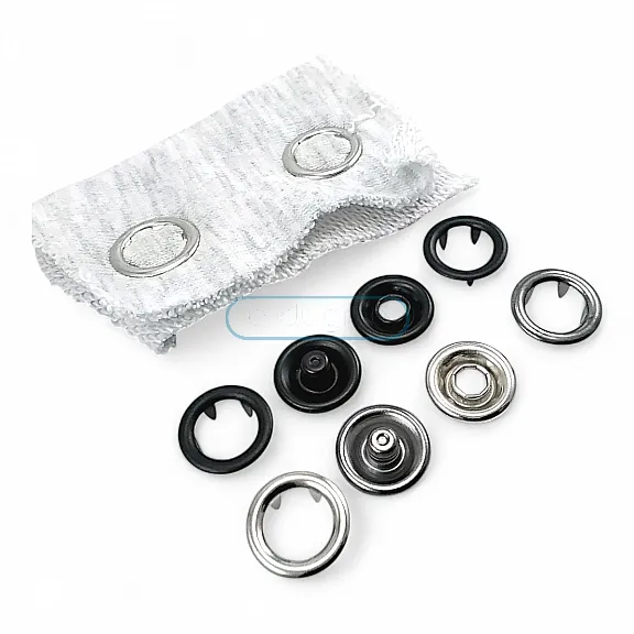 Tırnaklı Çıtçıt 15 mm Büyük Boy Çıt Çıt  - İki Taraf Halkalı ERC0015TIRPRU