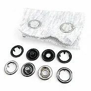 Prong Snap Fastener 15 mm - 0,59" Large Size Snap Fastener Whit Double Sided Ring ERC0015TIRPRU