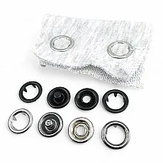 Tırnaklı Çıtçıt 15 mm Büyük Boy Çıt Çıt  - İki Taraf Halkalı ERC0015TIRPRU