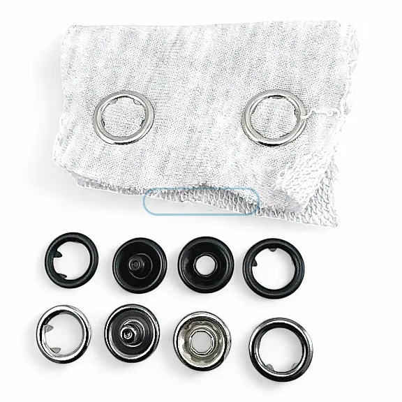 Tırnaklı Çıtçıt 15 mm Büyük Boy Çıt Çıt  - İki Taraf Halkalı ERC0015TIRPRU